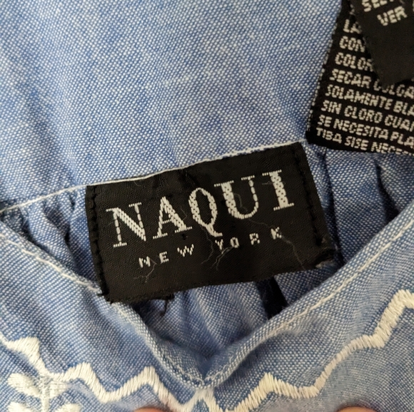 Naqui Floral Embroidery Dress with Pockets size 2X-2XG - Picture 8 of 8